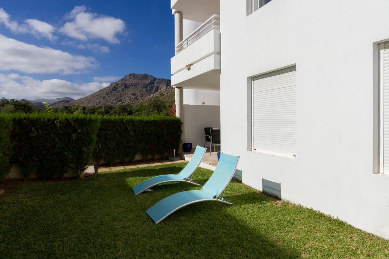 Ground Floor With Private Garden Bellresguard Apartment Port de Pollenca Bagian luar foto